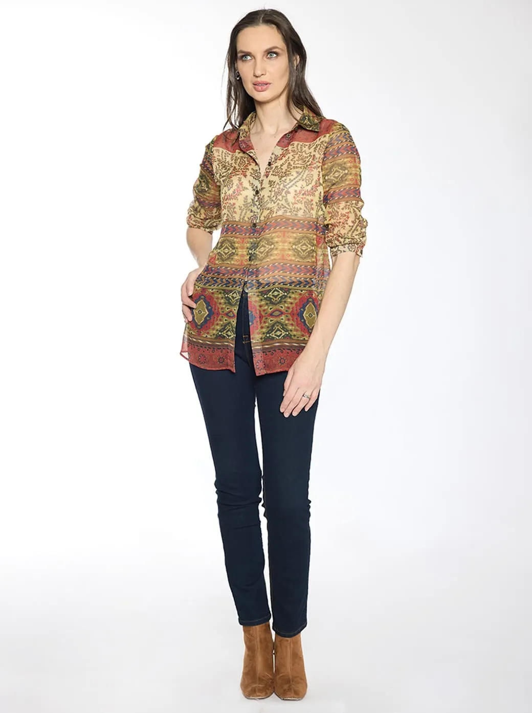 Blusa verde Anisa