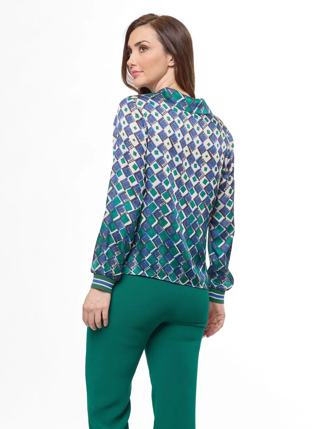 Blusa verde Perla