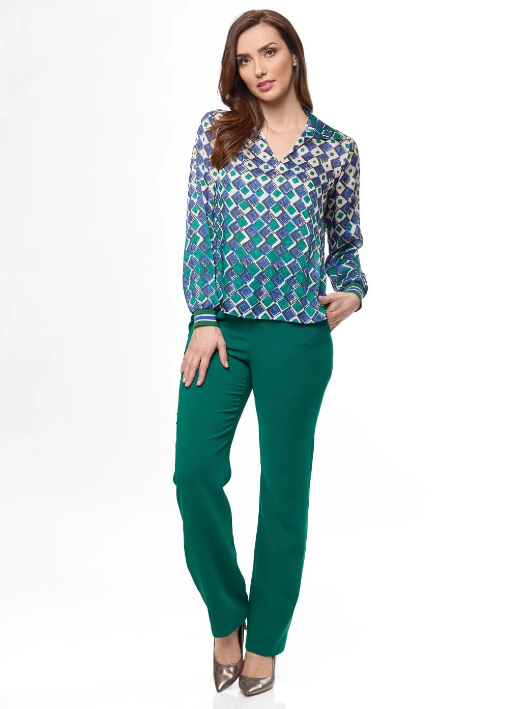 Blusa verde Perla