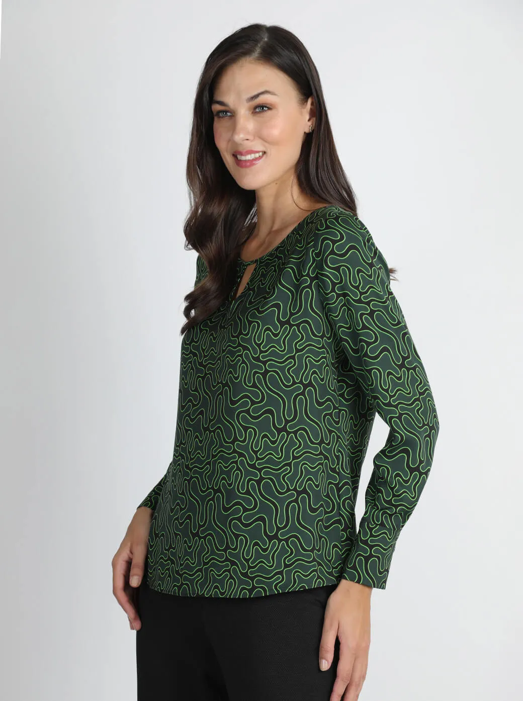 Blusa verde Rafaella