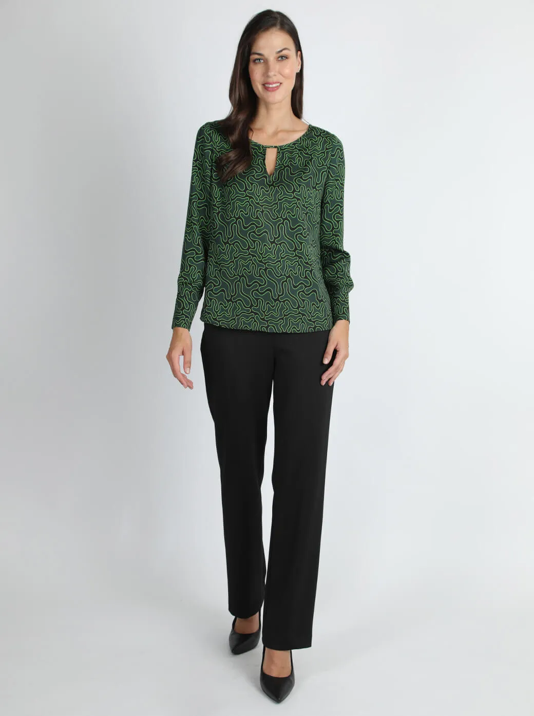 Blusa verde Rafaella