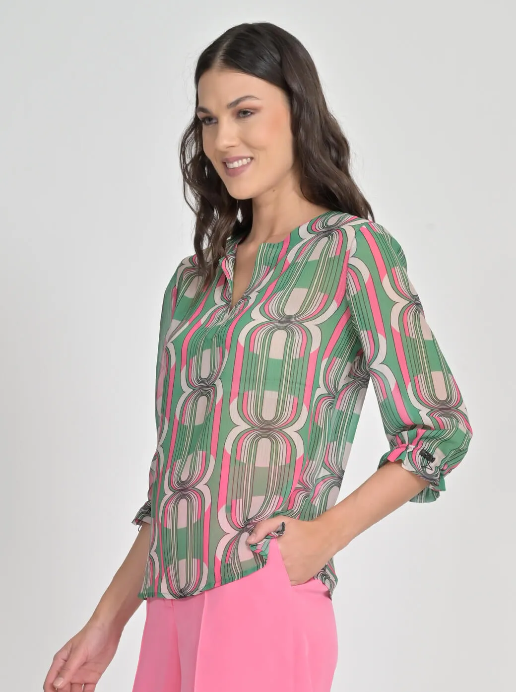 Blusa verde Rocio