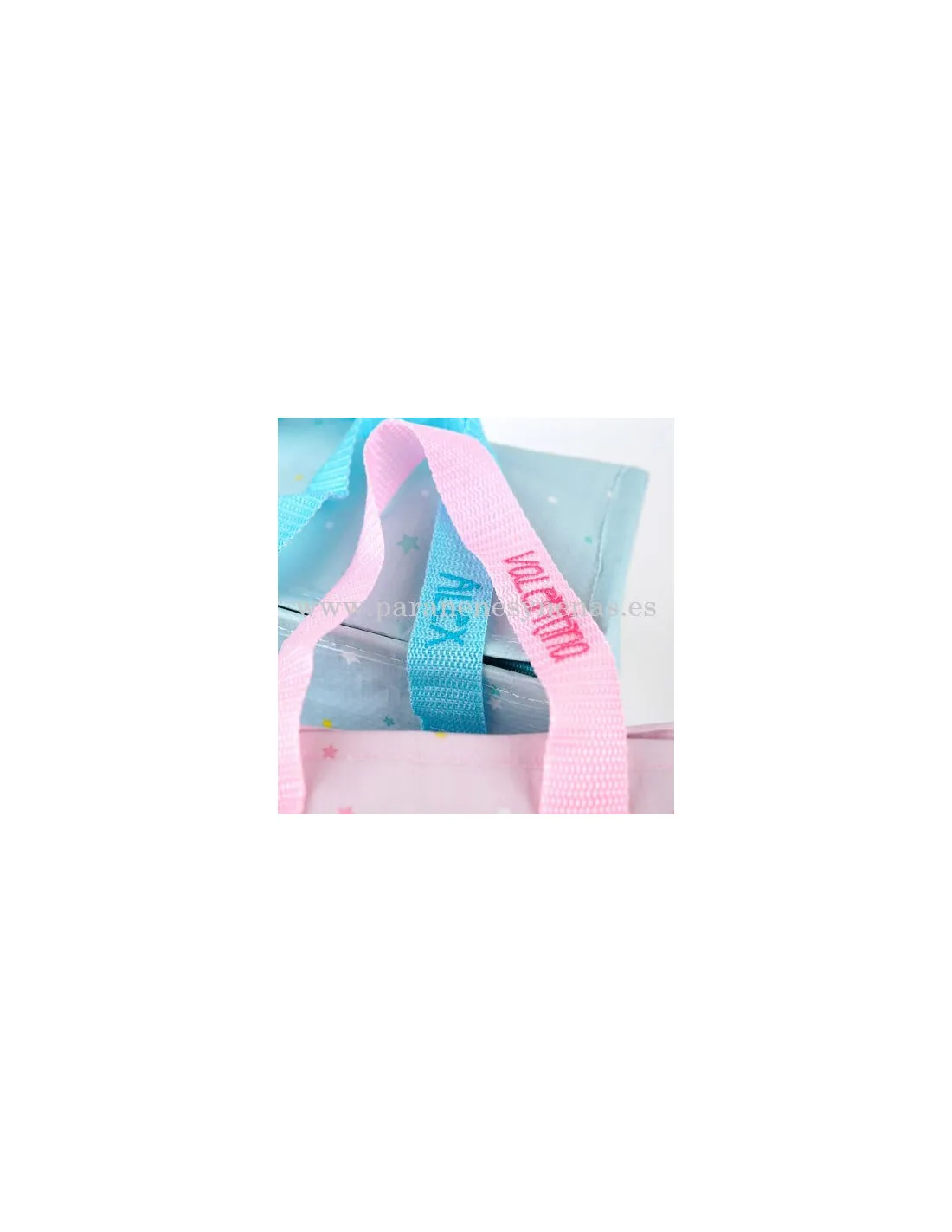 Bolsa Isotérmica Estrellitas Azul personalizada de Mi Pipo