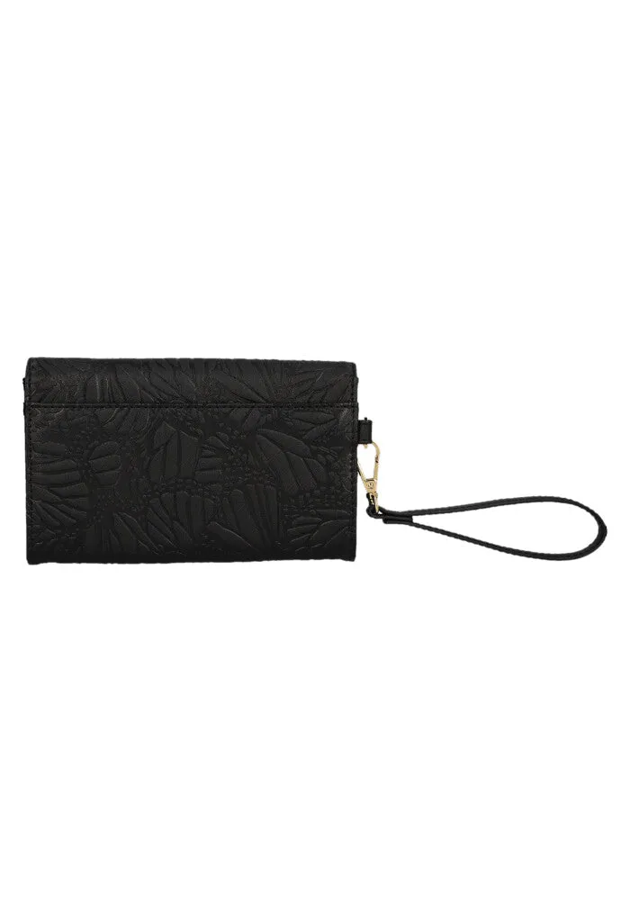 Bolsa Tsool Saffiano Grabado Mariposa Negro