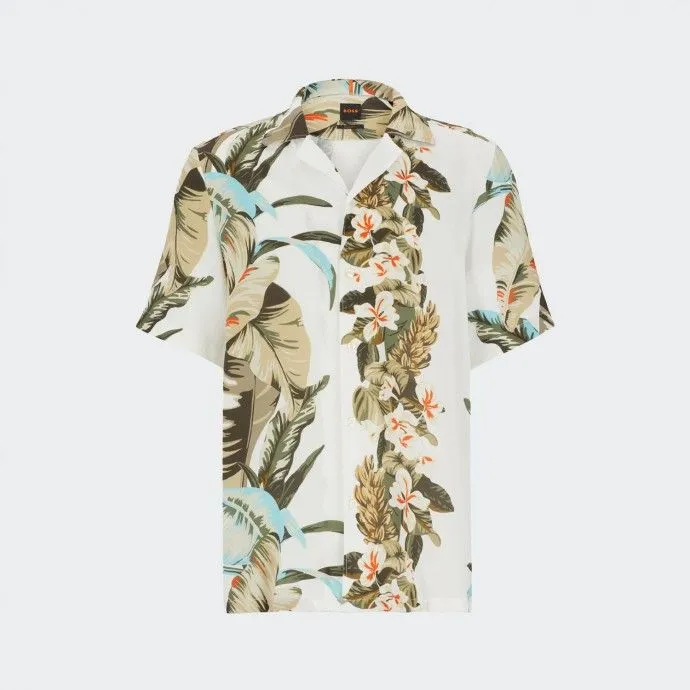 BOSS camisa de jefe blanco