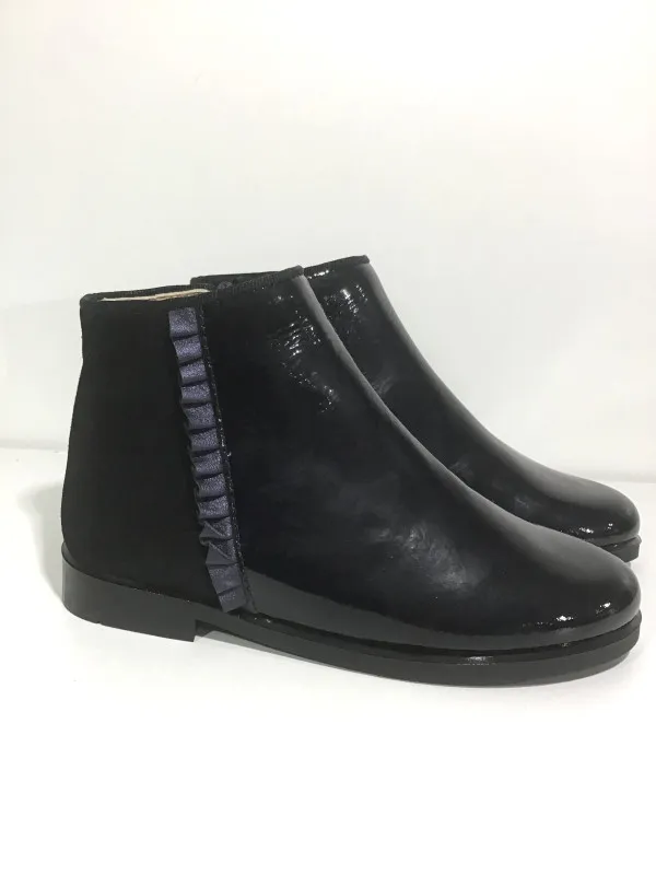Botin combinado azul