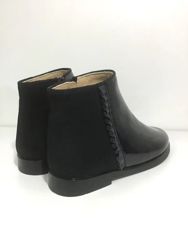 Botin combinado azul