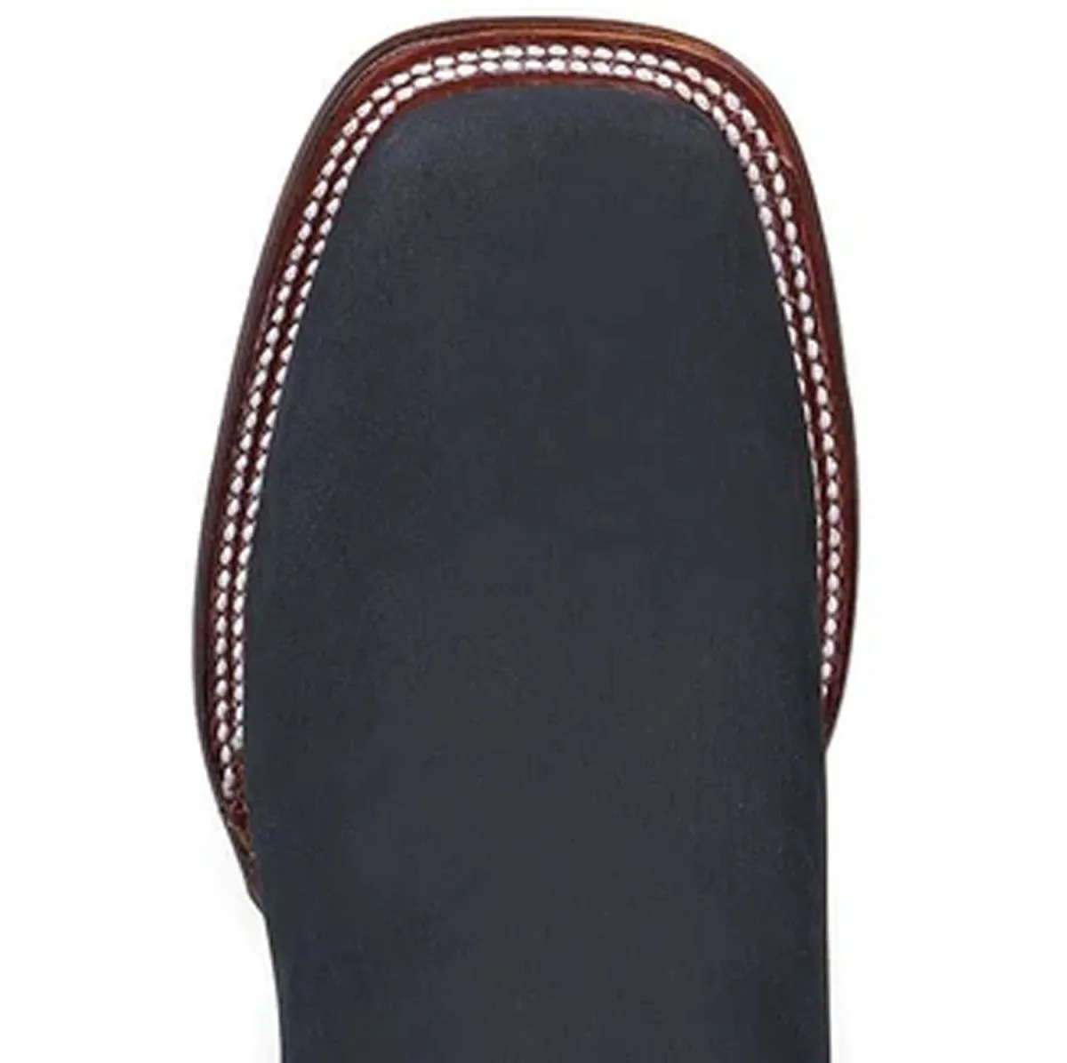 BOTINES CHARROS DE GAMUZA PUNTA CUADRADA PARA MUJER COLOR NEGRO LAB32B6305