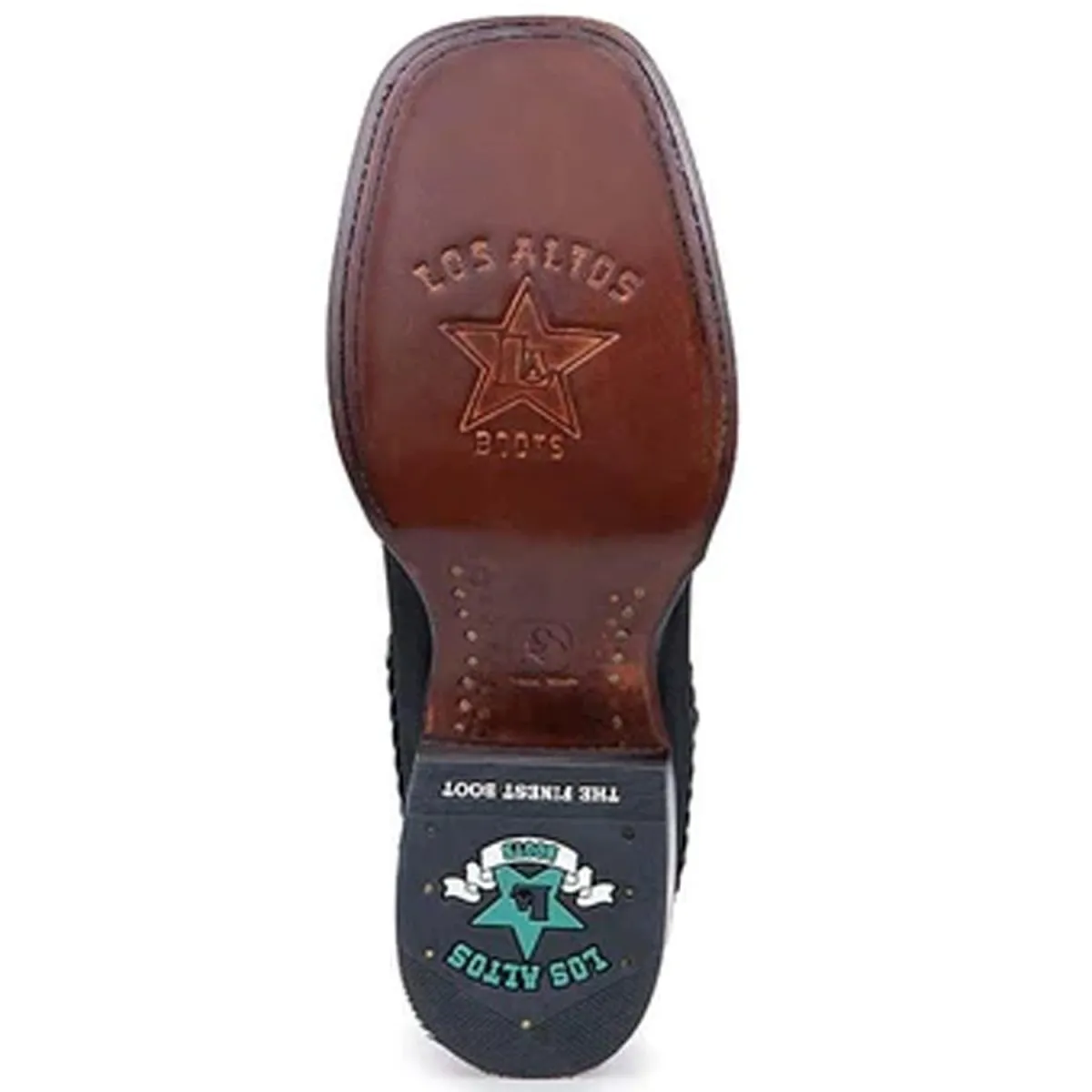 BOTINES CHARROS DE GAMUZA PUNTA CUADRADA PARA MUJER COLOR NEGRO LAB32B6305