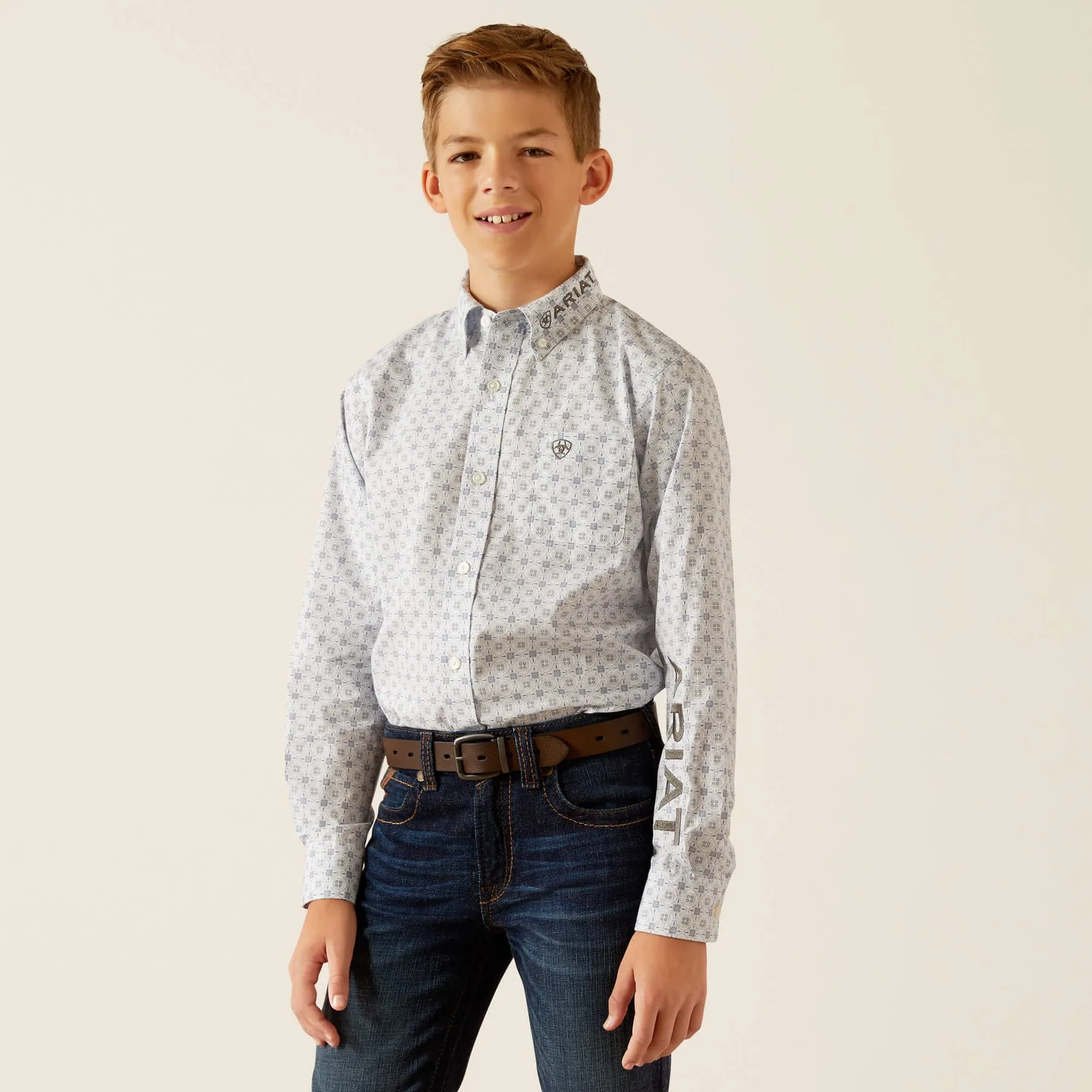 BOY'S ARIAT TEAM KODY CLASSIC FIT SHIRT
