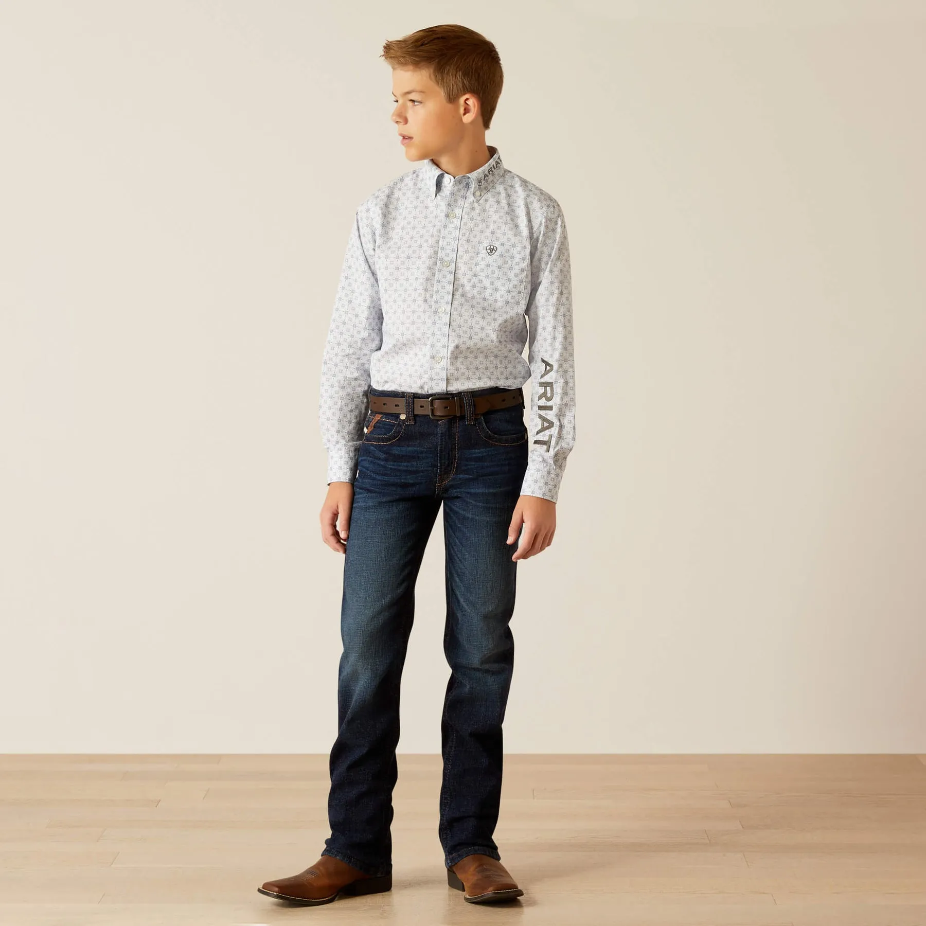 BOY'S ARIAT TEAM KODY CLASSIC FIT SHIRT
