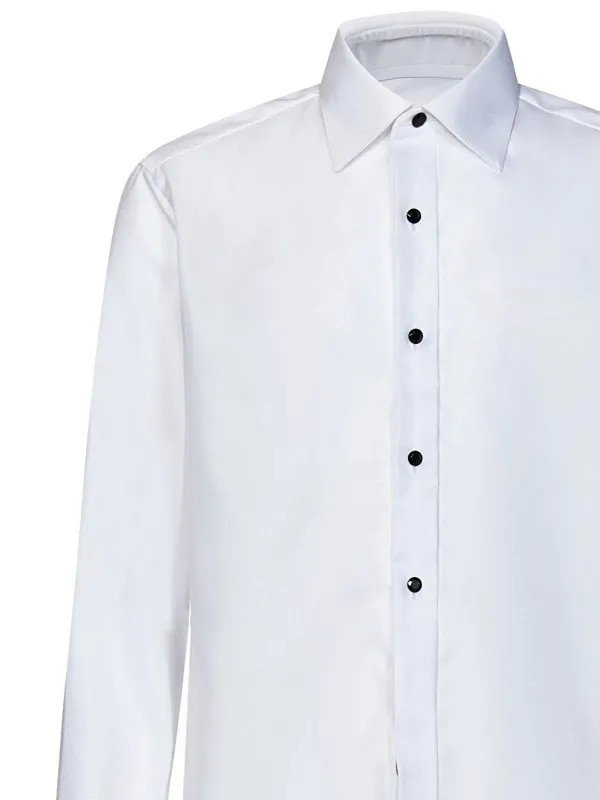 BRIONI CAMISA  BLANCO