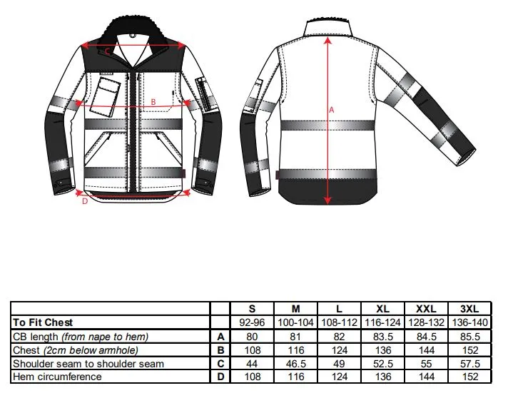 C469 – CHAQUETA 3 EN 1 PRO HIVIS
