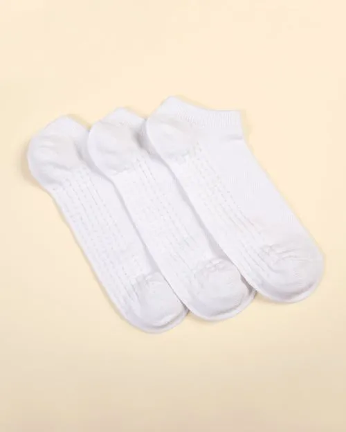 Calcetines Pack x 3 Mujer Mitza Blanco TU