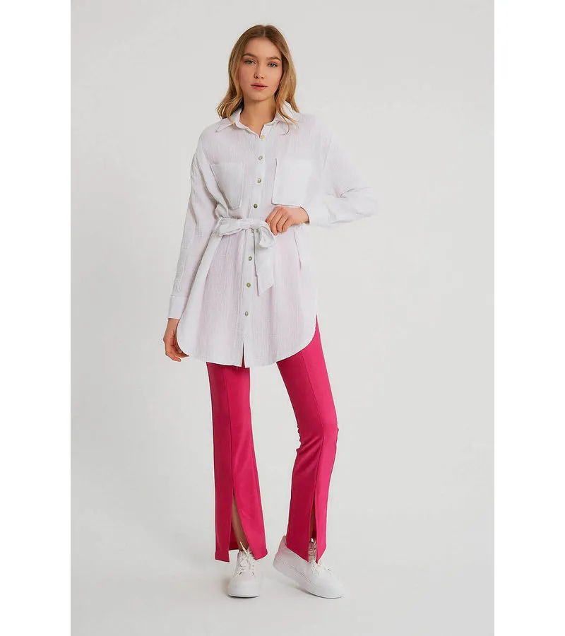 CAMISA BLANK MUJER  M34904  BLANCO