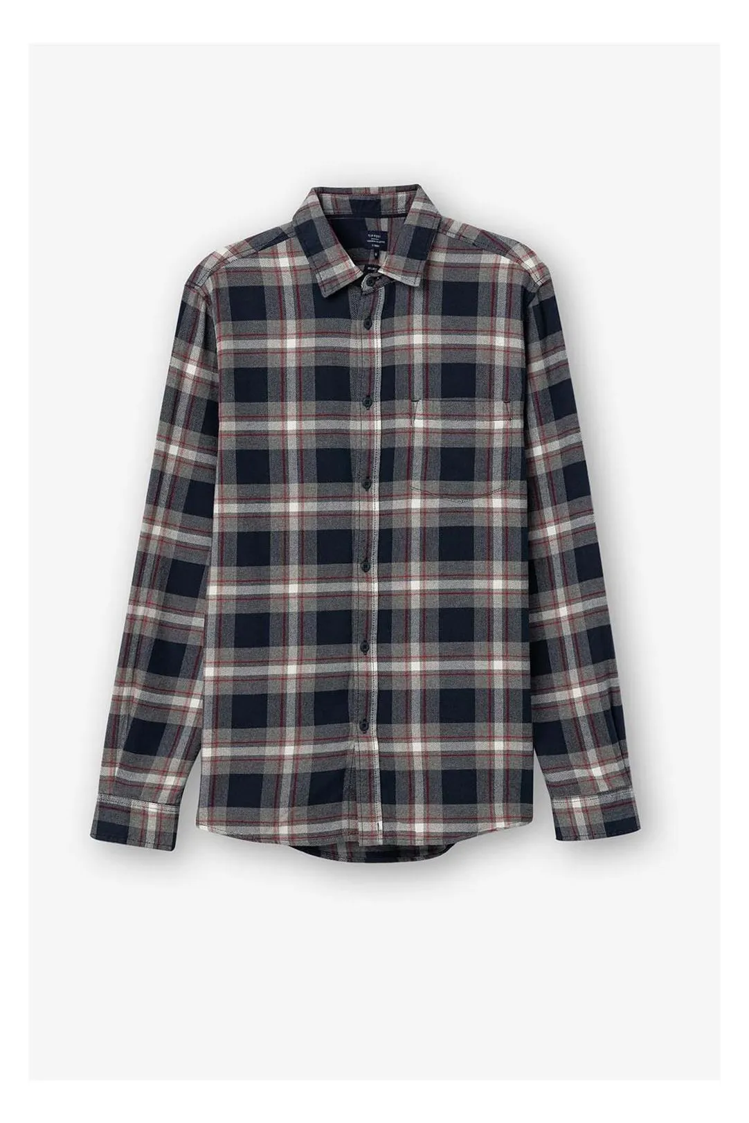 CAMISA CUADROS HOMBRE RAPHEL NEGRO