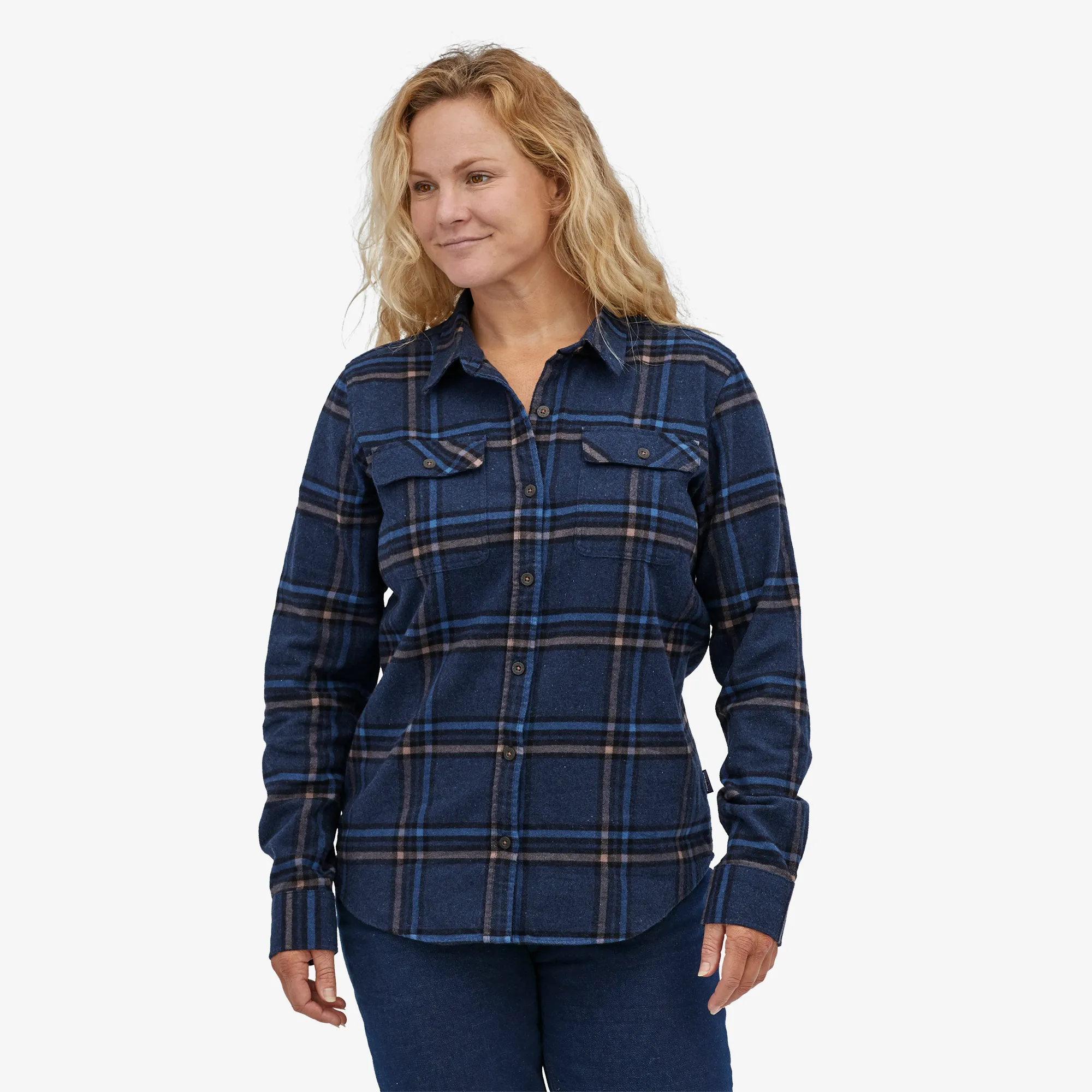 Camisa Manga Larga Mujer Organic Cotton Midweight Fjord Flannel Shirt