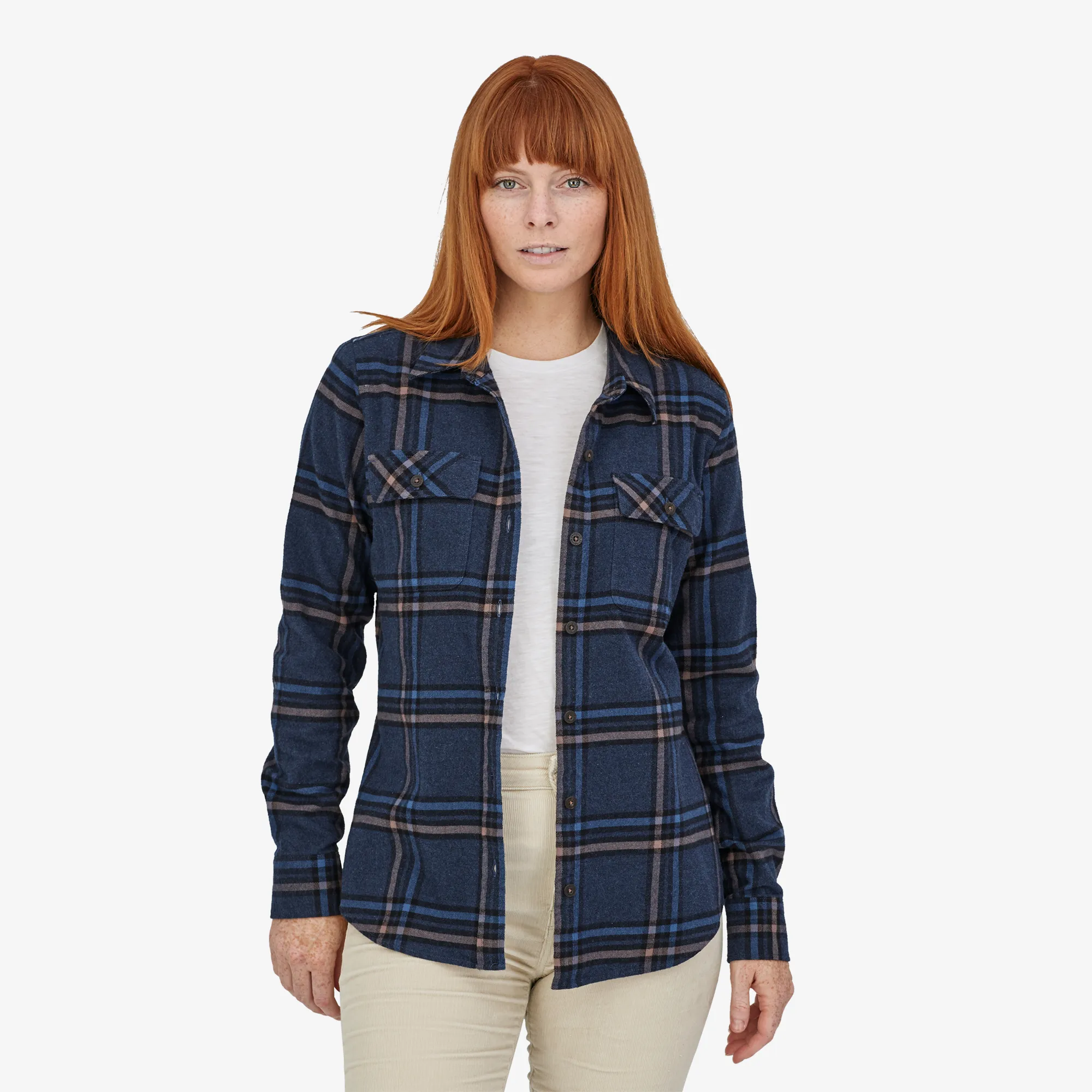 Camisa Manga Larga Mujer Organic Cotton Midweight Fjord Flannel Shirt