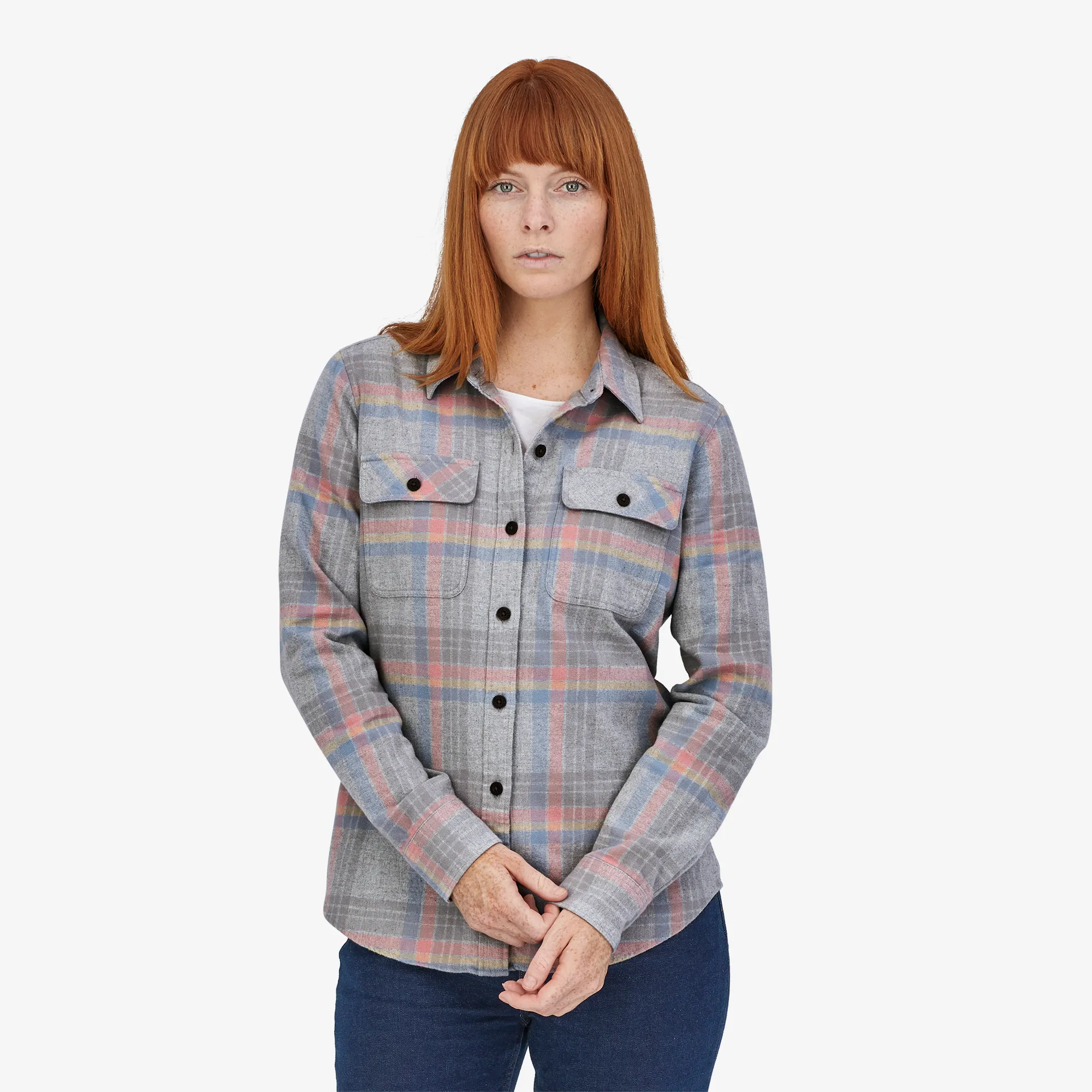 Camisa Manga Larga Mujer Organic Cotton Midweight Fjord Flannel Shirt