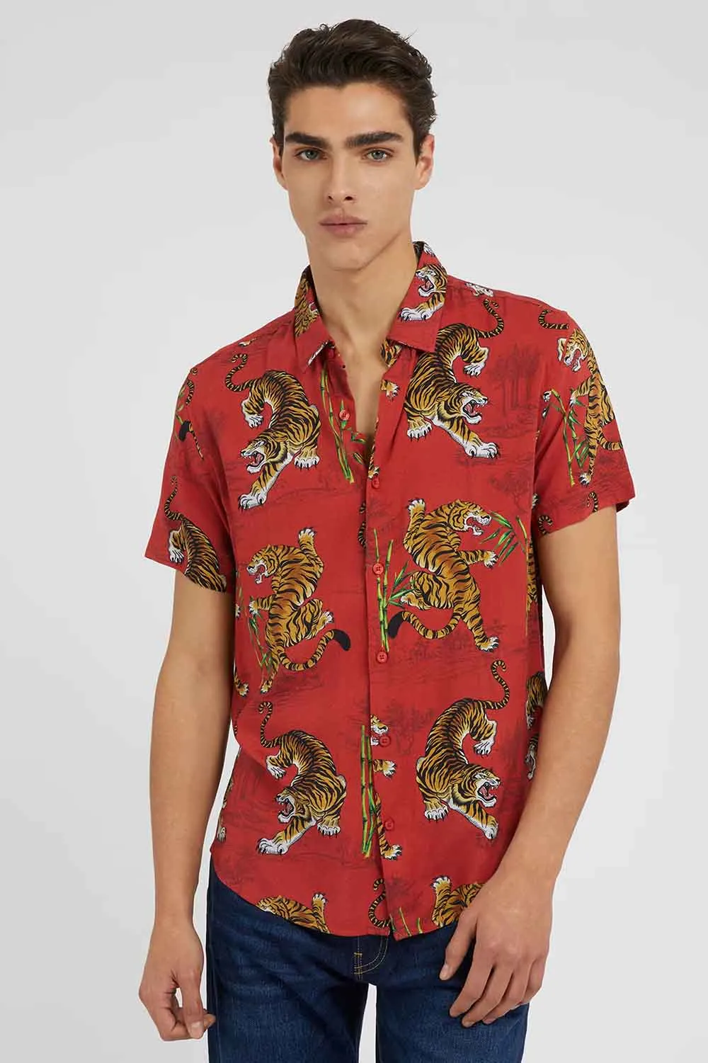 Camisa para hombre de Guess Jeans – M3GH09WD4Z2