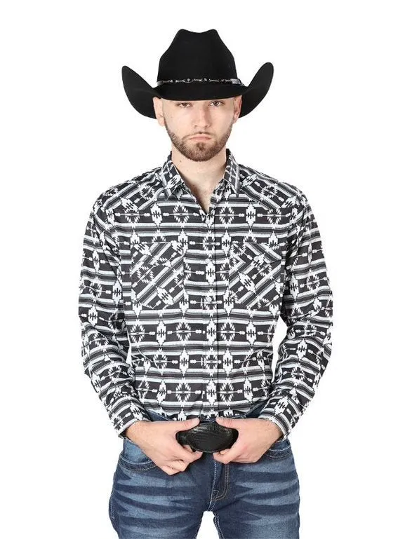CAMISA VAQUERA DE MODA EL SEOR DE LOS CIELOS COLOR NEGRO GEN44218