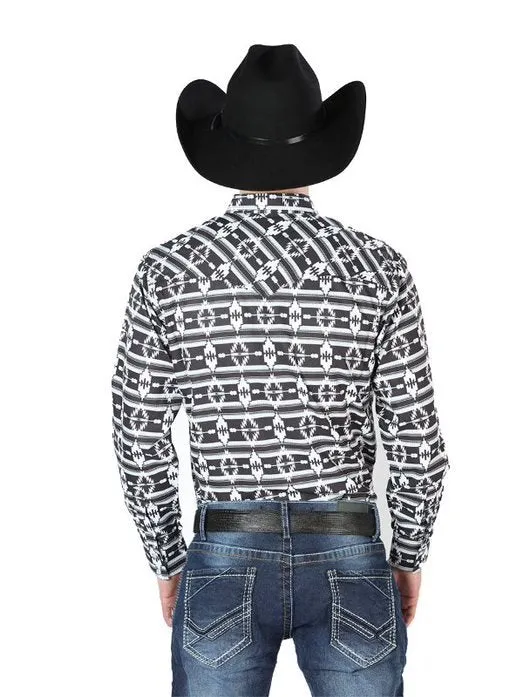 CAMISA VAQUERA DE MODA EL SEOR DE LOS CIELOS COLOR NEGRO GEN44218