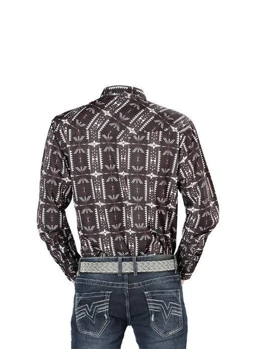 CAMISA VAQUERA DE MODA EL SEOR DE LOS CIELOS COLOR NEGRO GEN44220