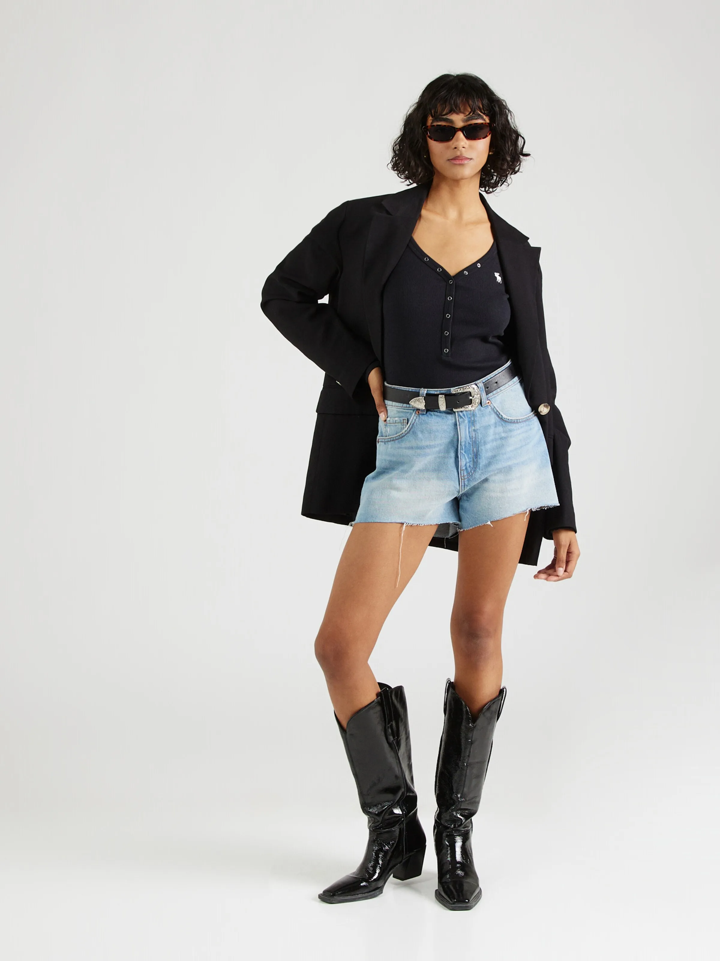 Camiseta Abercrombie & Fitch en Negro