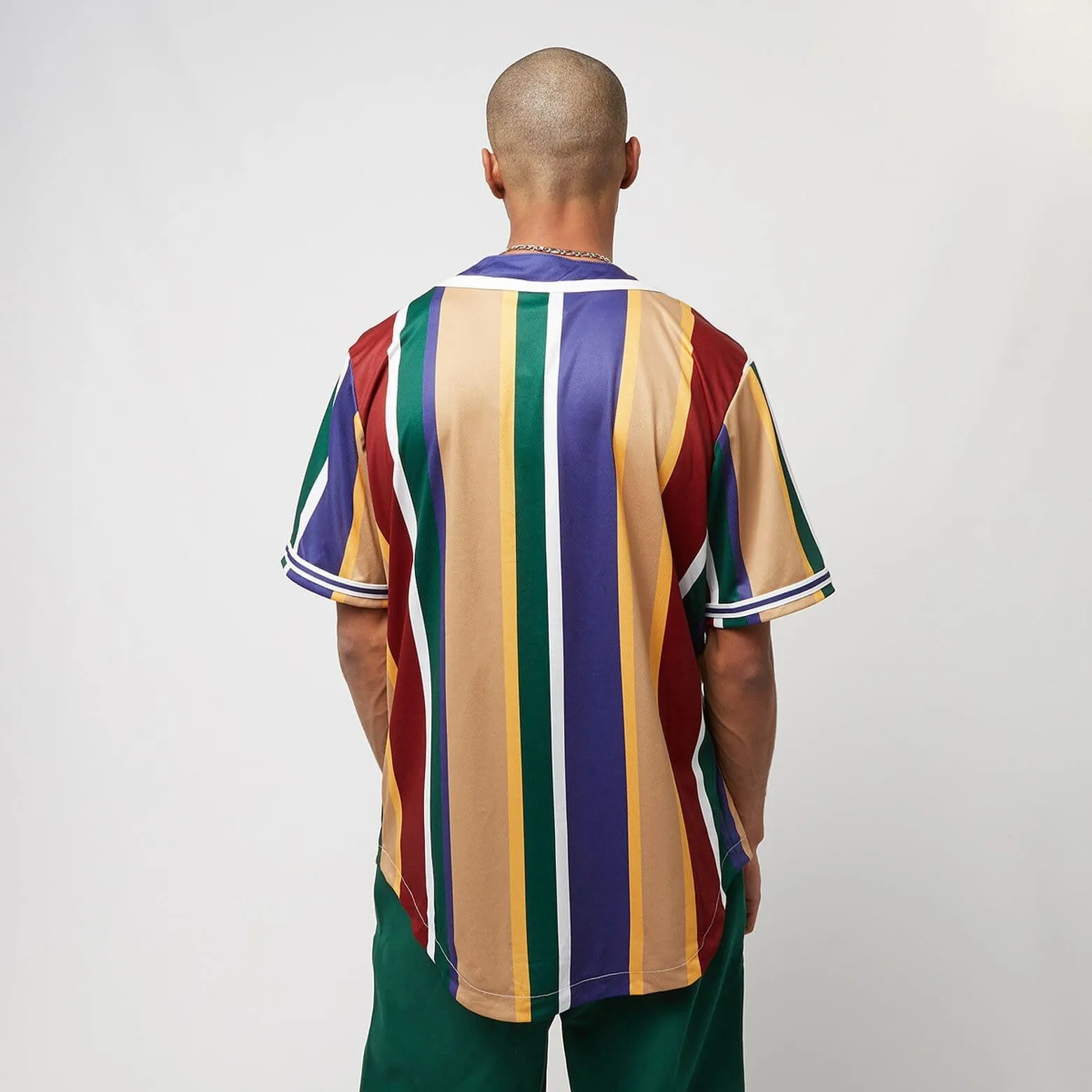 Camiseta béisbol KARL KANI kk script stripe baseball shirt multicolor