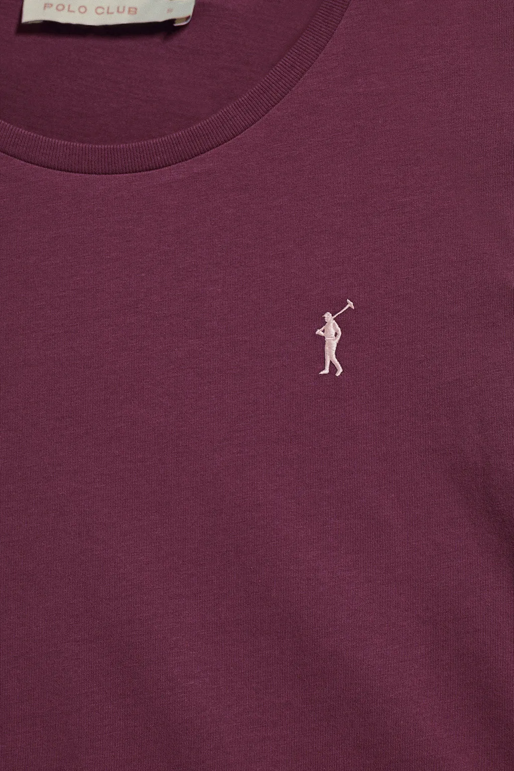Camiseta básica de manga larga color ciruela con logo Rigby Go