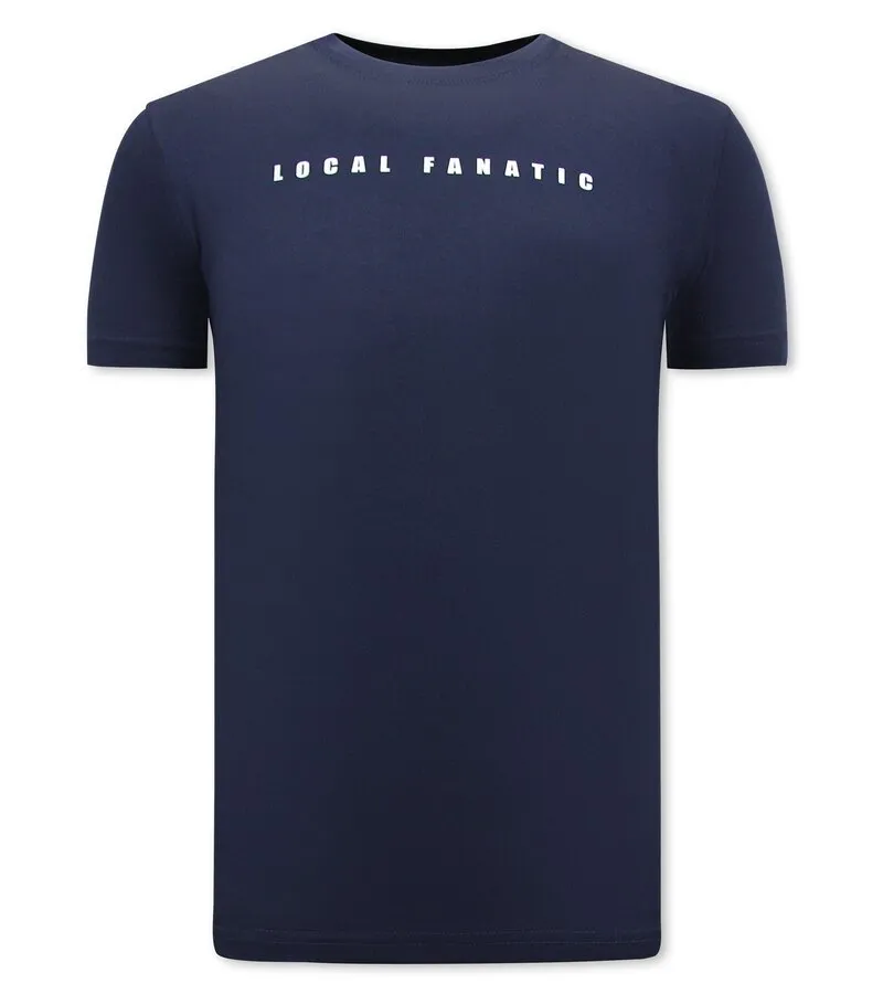 CAMISETA CARTOON PARA HOMBRE  AZUL