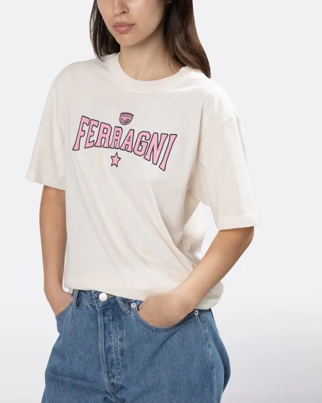 Camiseta Chiara Ferragni 74CBHT02 Blanco