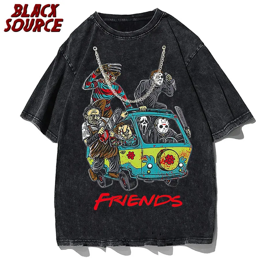 Camiseta de amigos de terror para hombre