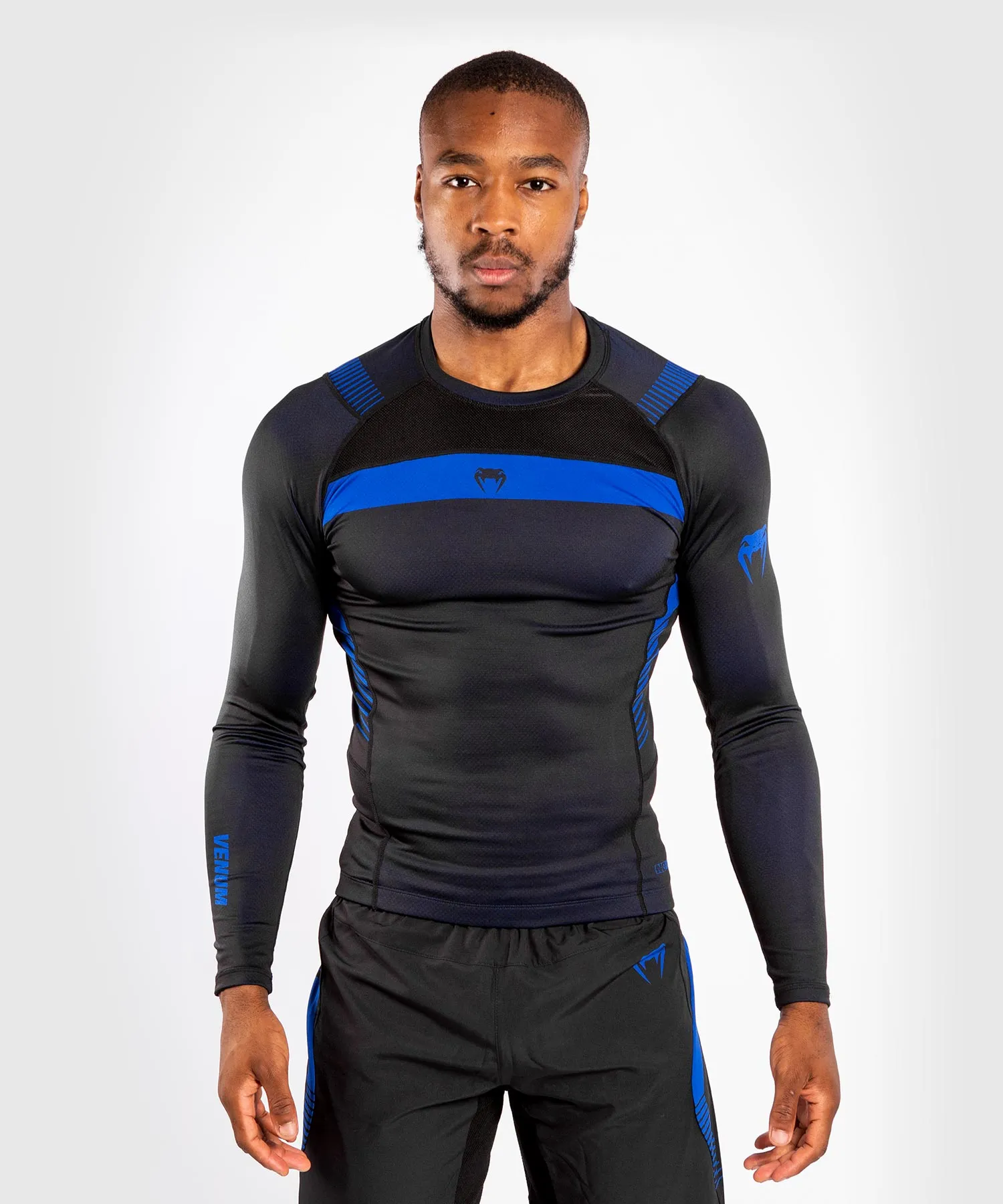 CAMISETA DE COMPRESIóN VENUM NO GI 3.0  MANGA LARGA  NEGRO/AZUL
