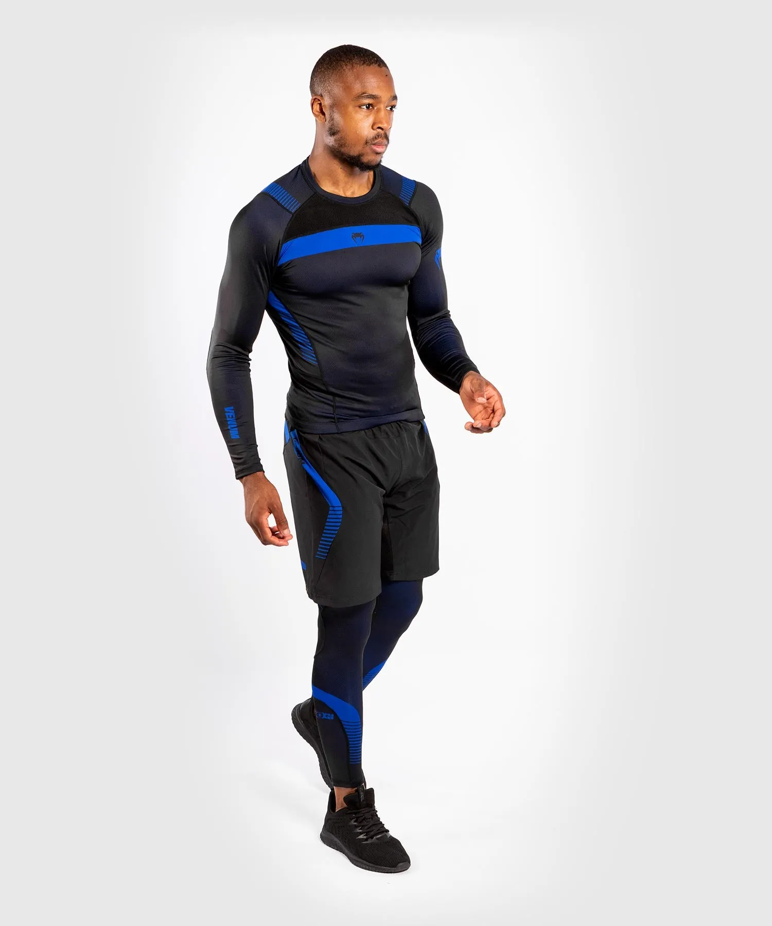 CAMISETA DE COMPRESIóN VENUM NO GI 3.0  MANGA LARGA  NEGRO/AZUL