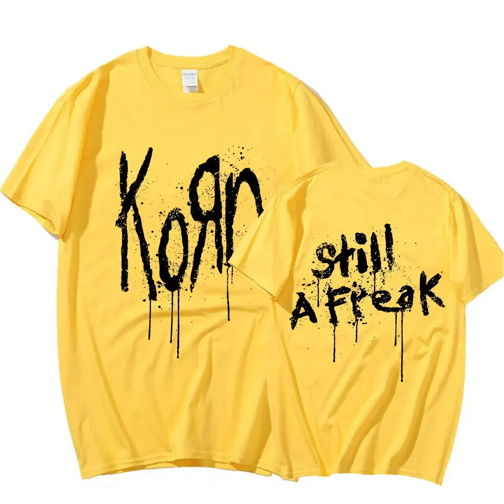 Camiseta de la gira mundial de la banda de Rock Korn
