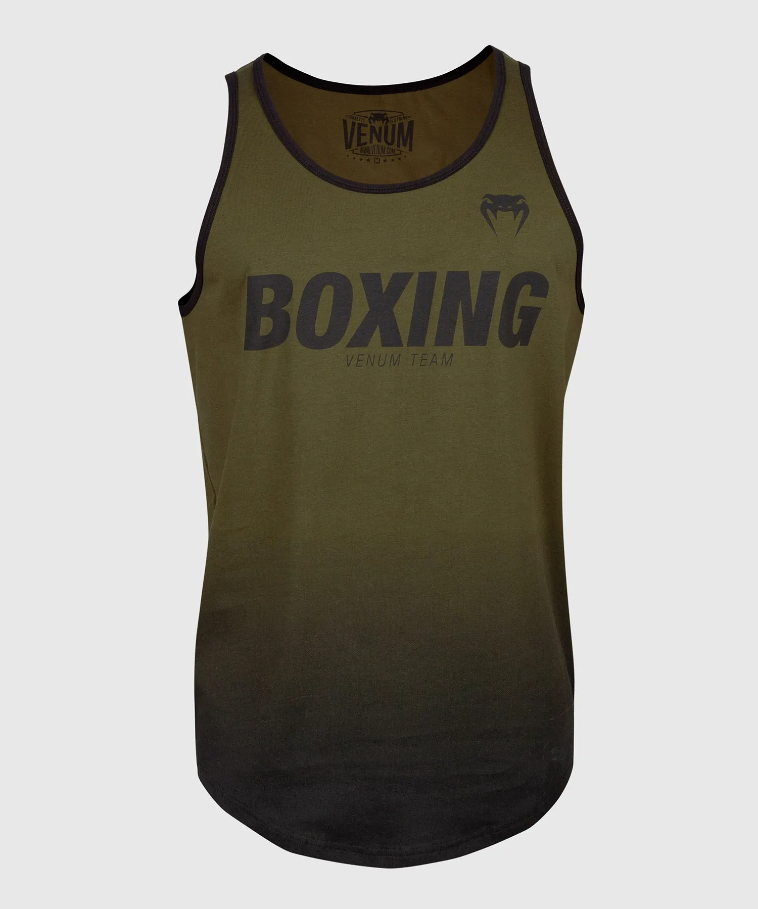 CAMISETA DE TIRANTES BOXING VT DE VENUM  KAKI/NEGRO