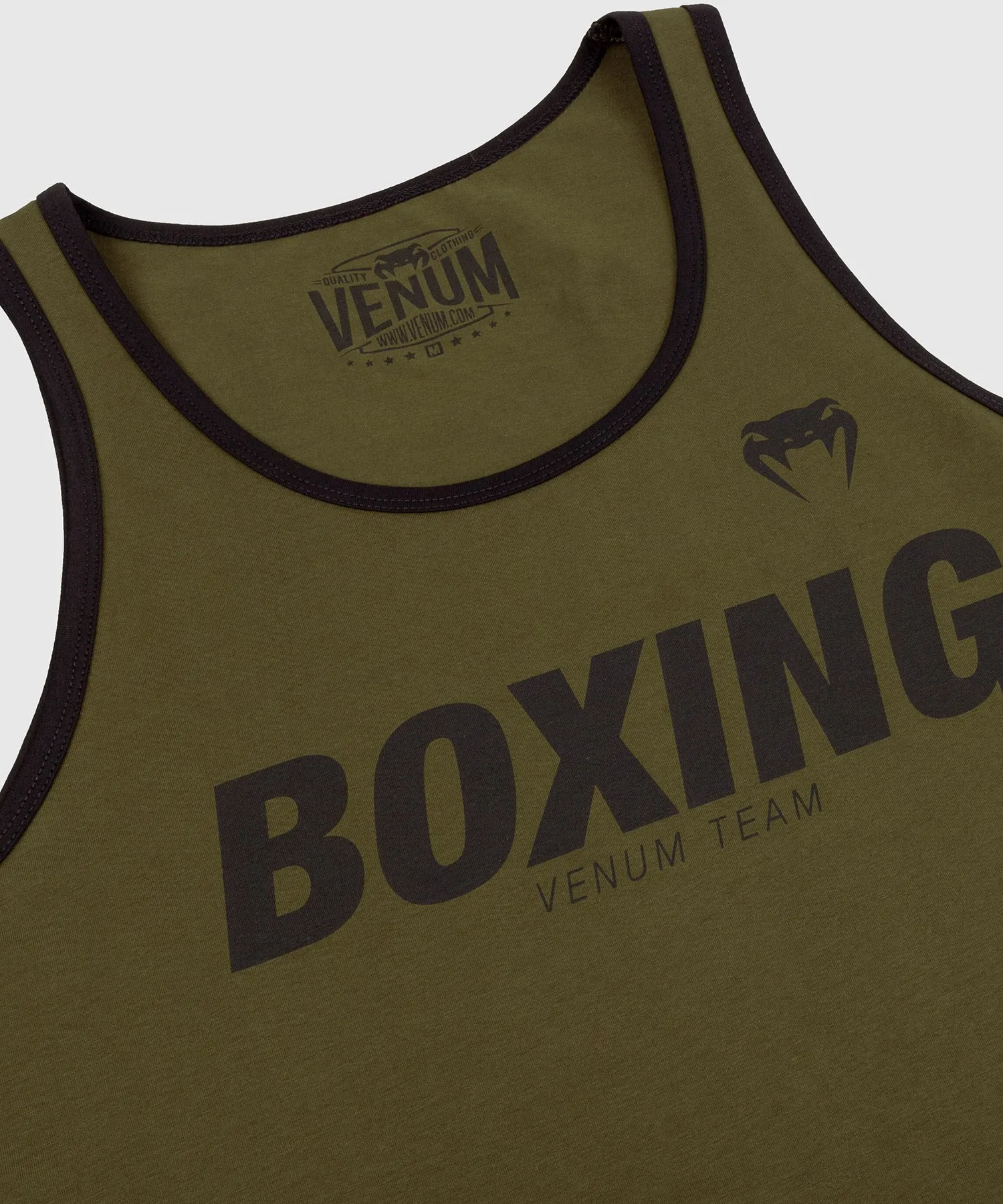 CAMISETA DE TIRANTES BOXING VT DE VENUM  KAKI/NEGRO