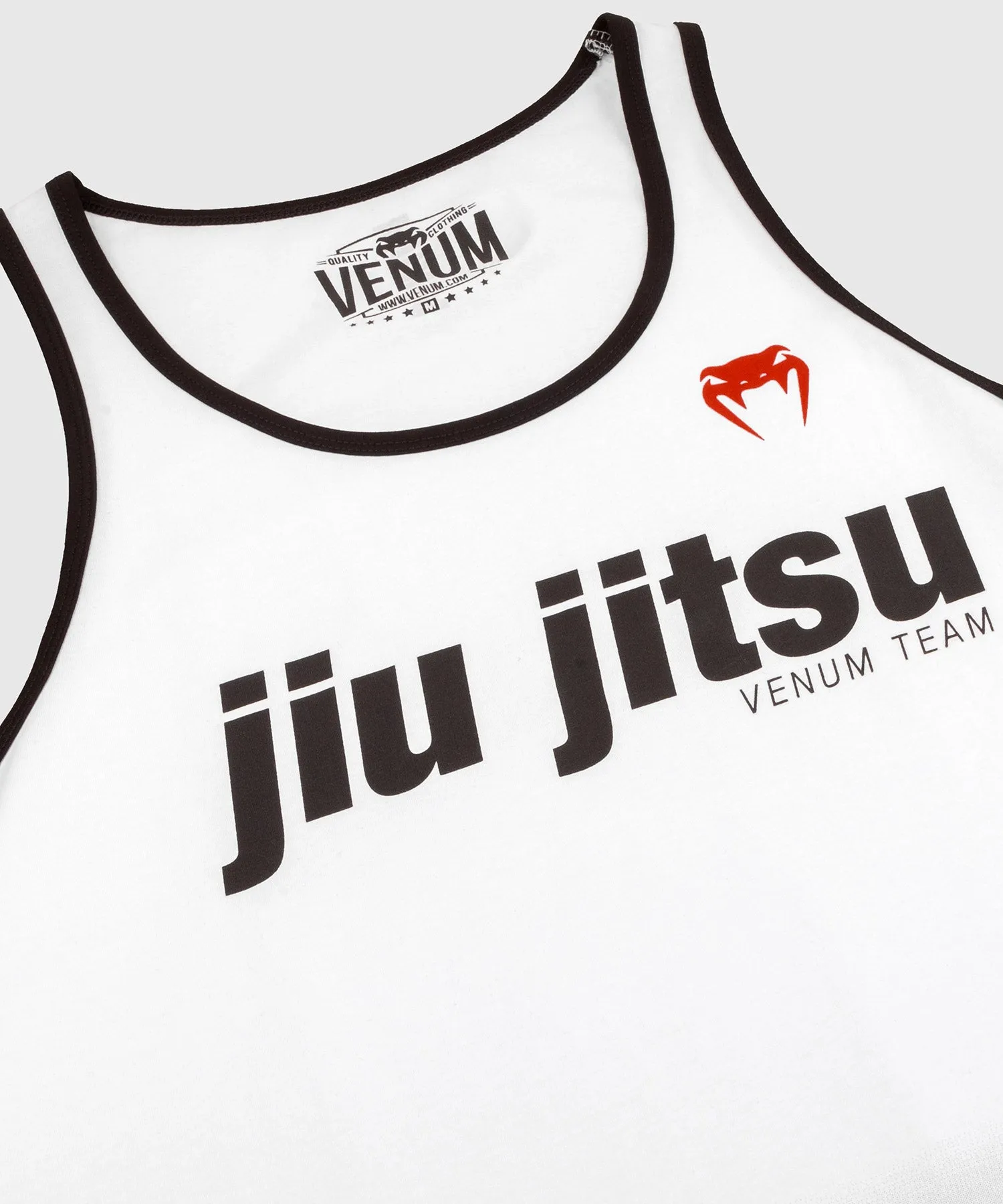 CAMISETA DE TIRANTES JIUJITSU VT DE VENUM  BLANCO/NEGRO