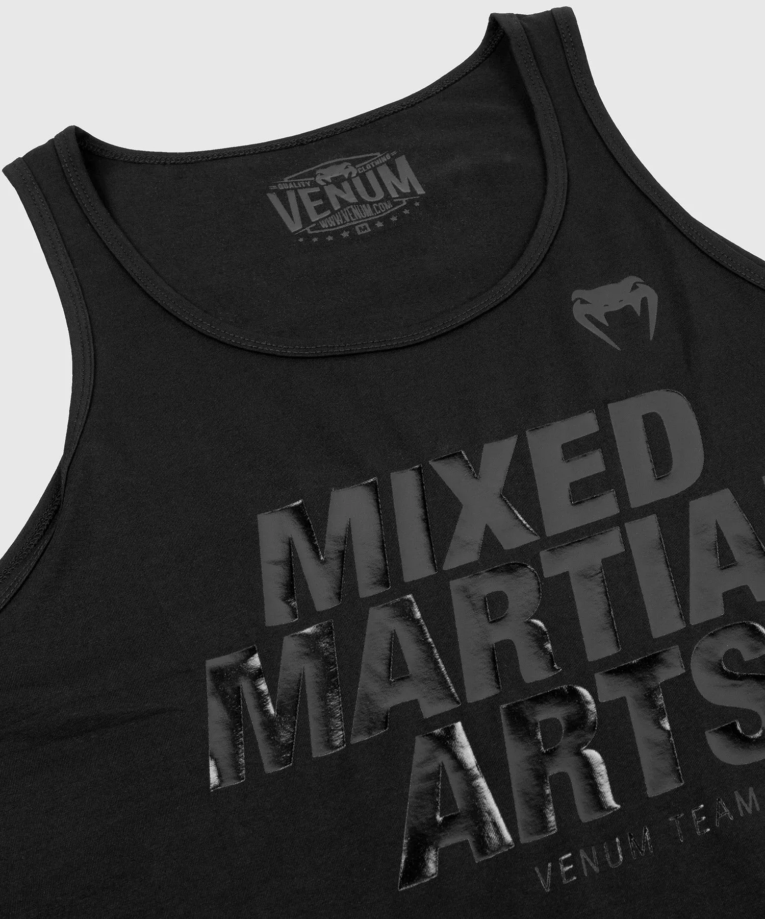 CAMISETA DE TIRANTES MMA VT DE VENUM  NEGRO/NEGRO