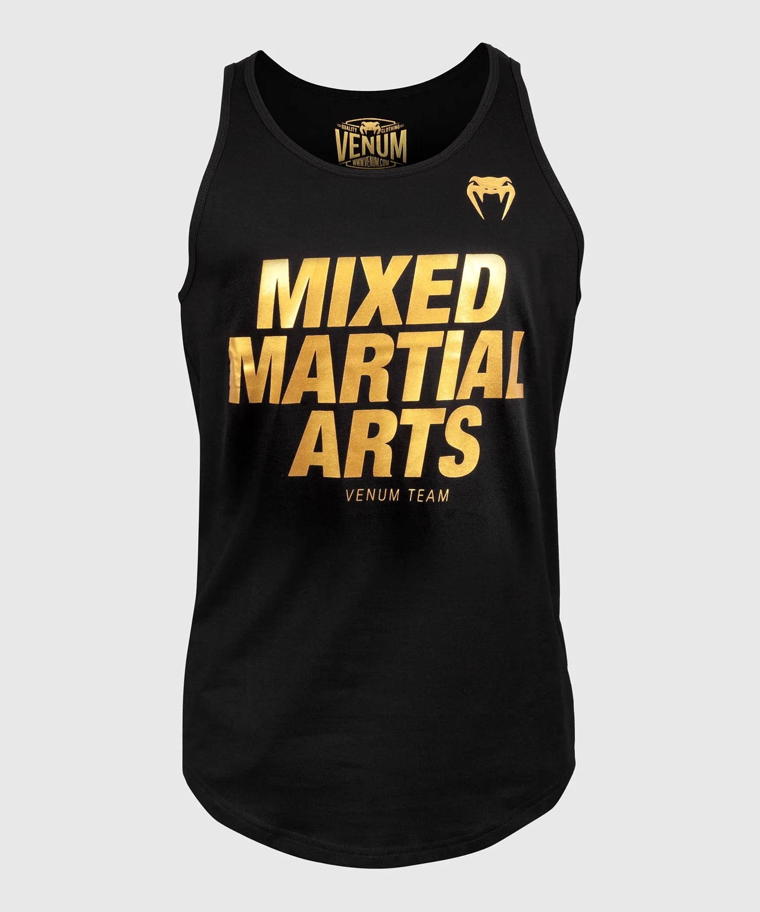 CAMISETA DE TIRANTES MMA VT DE VENUM  NEGRO/ORO