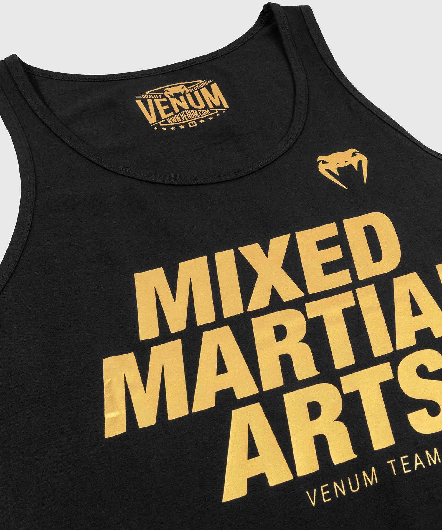 CAMISETA DE TIRANTES MMA VT DE VENUM  NEGRO/ORO