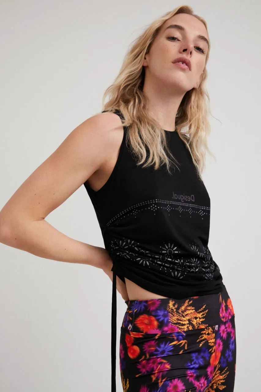Camiseta Flores Dama Desigual 22SWTK74