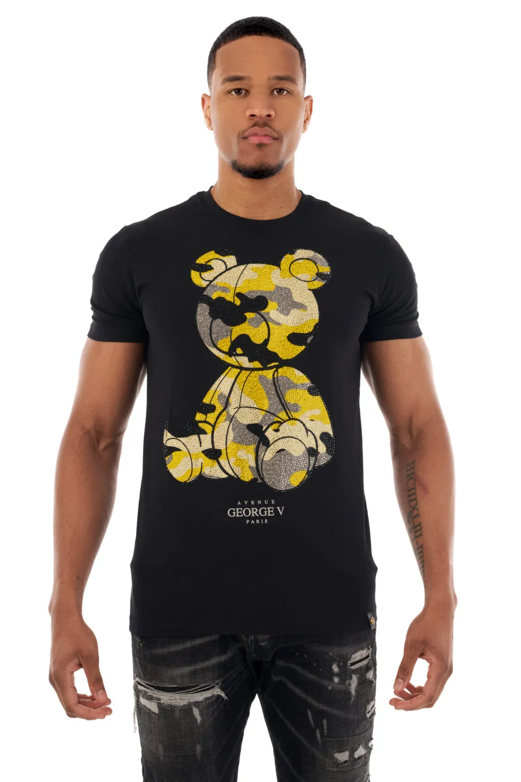CAMISETA GEORGE V  GV2511 BLK/YELLOW