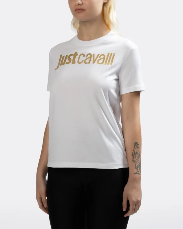 Camiseta Just Cavalli 74PBHF00 Blanco
