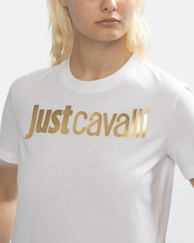 Camiseta Just Cavalli 74PBHF00 Blanco