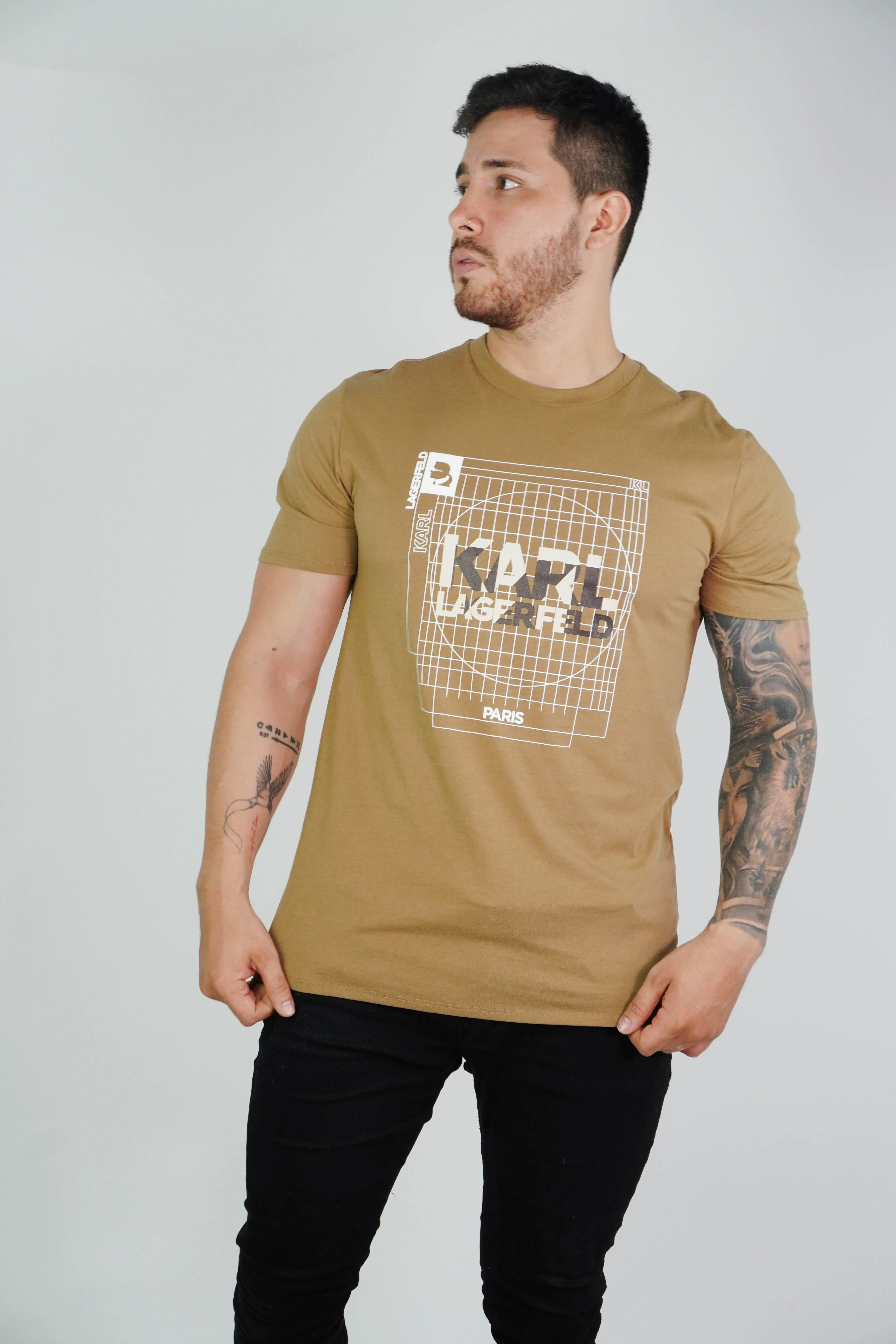 Camiseta Karl Lagerfeld Tan
