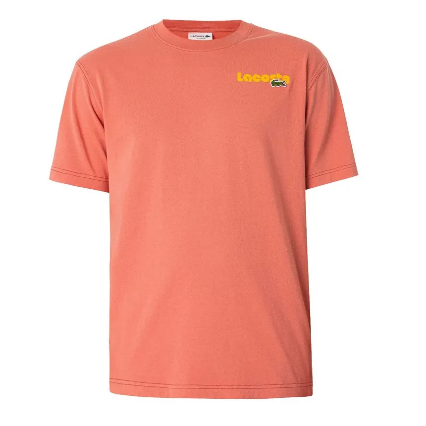 Camiseta Lacoste Print Para Hombre