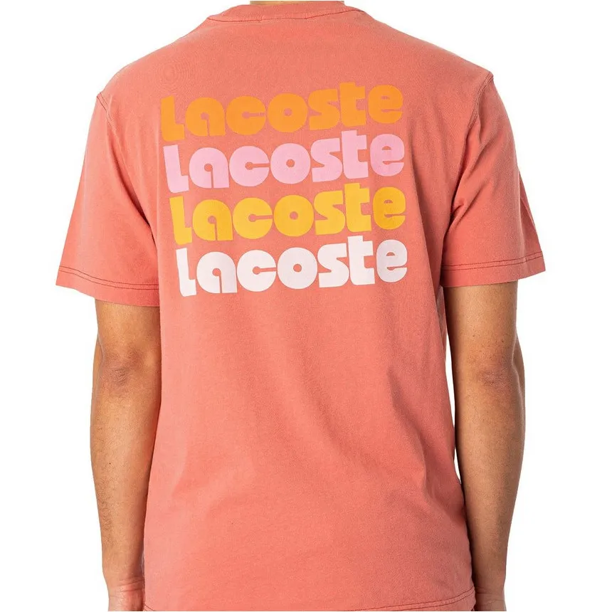 Camiseta Lacoste Print Para Hombre