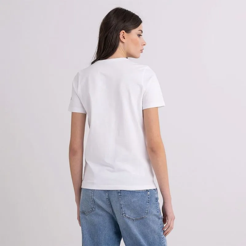 Camiseta Manga Corta Para Mujer Replay 58052